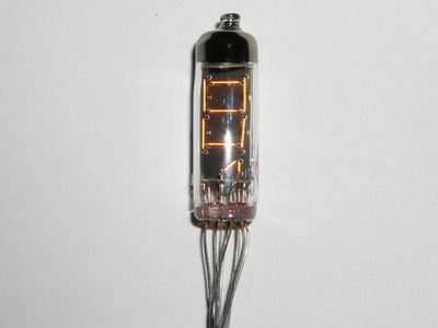 IV-9 - Tiny numitron filament tube